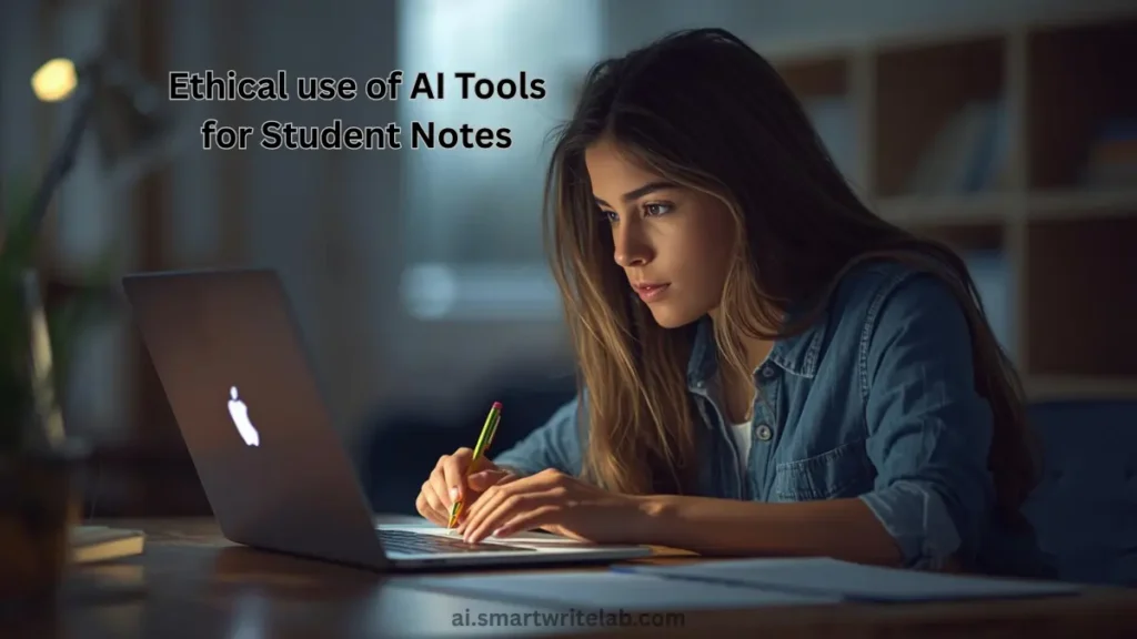 ethical use of ai tools for student notes