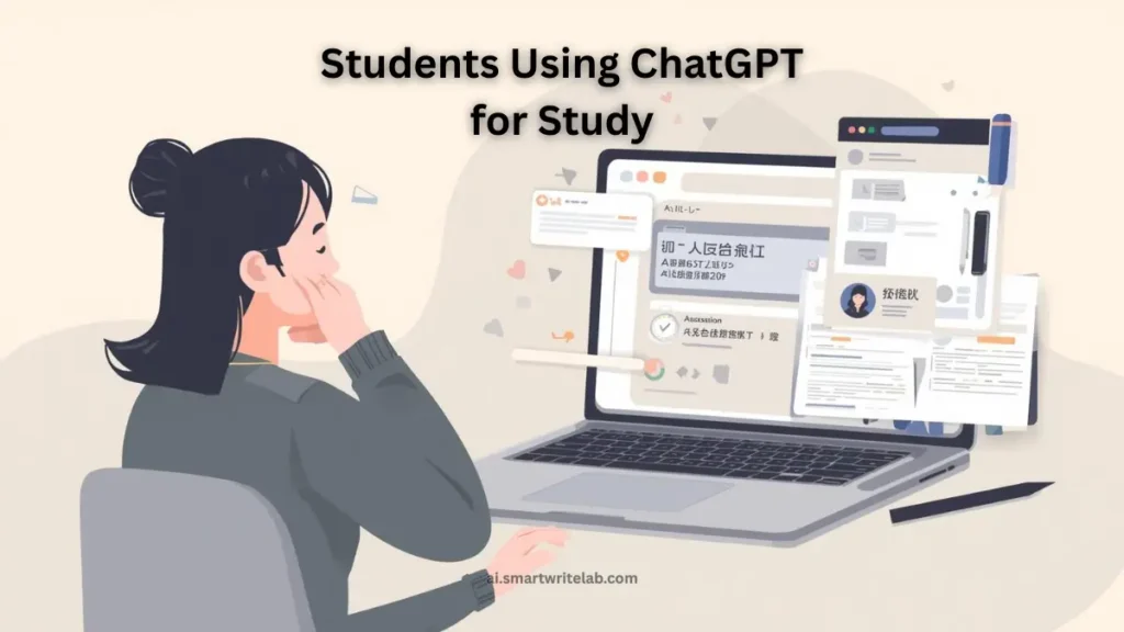 students using chatgpt for study