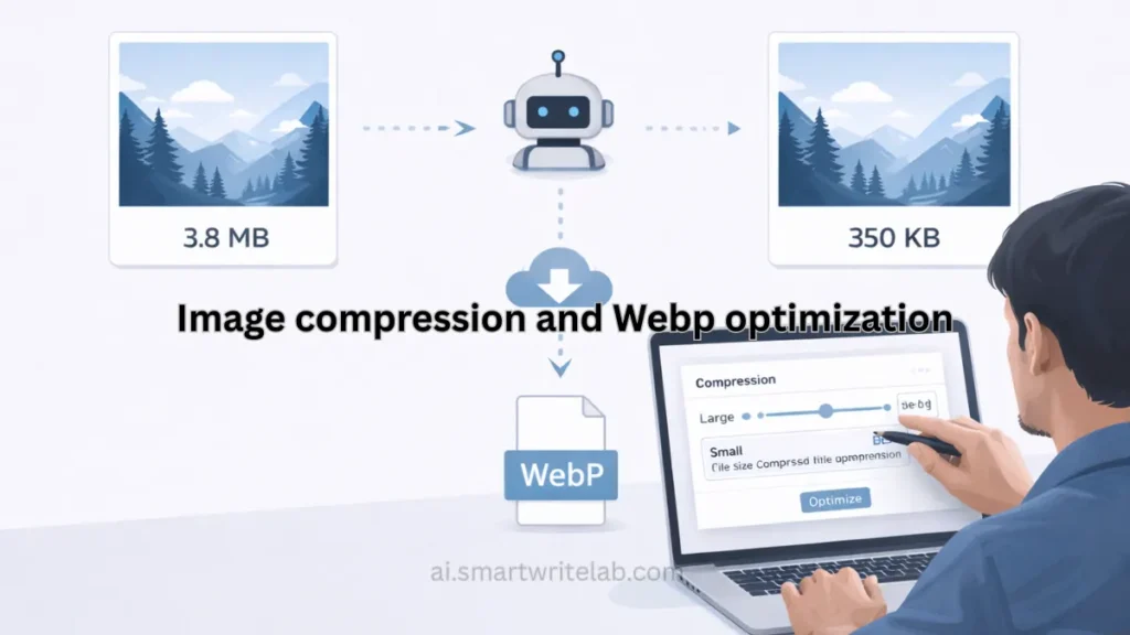 image compression and webp optimization
