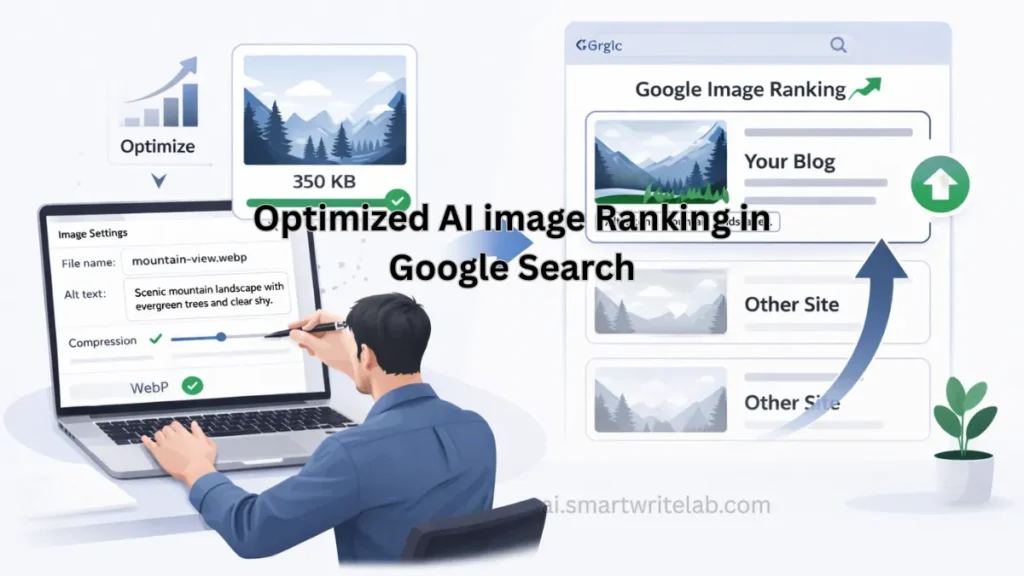 optimized ai image ranking in google search